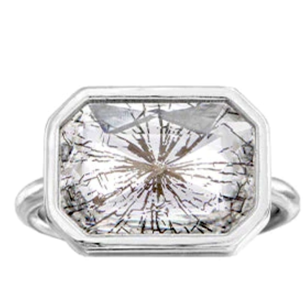 Two Luca and Danni Glass Ceiling Ring Set of 2